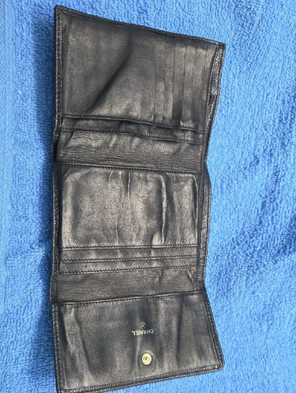 CHANEL aunthentic pebbled